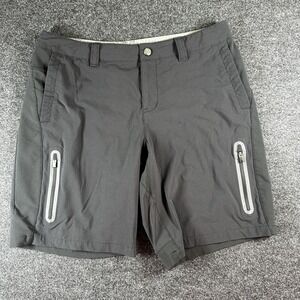 REI Co Op Shorts Womens Sz 8 Black Activewear Hiking Stretch Lightweight 9"